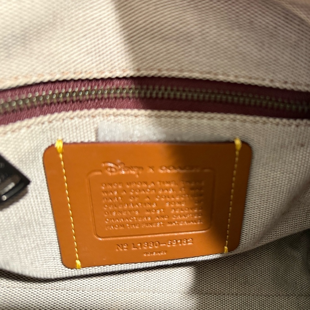 Coach Disney Rogue 25 with Minnie Mouse Patches in Pewter Hardware/1941 Red - Picture 10 of 11